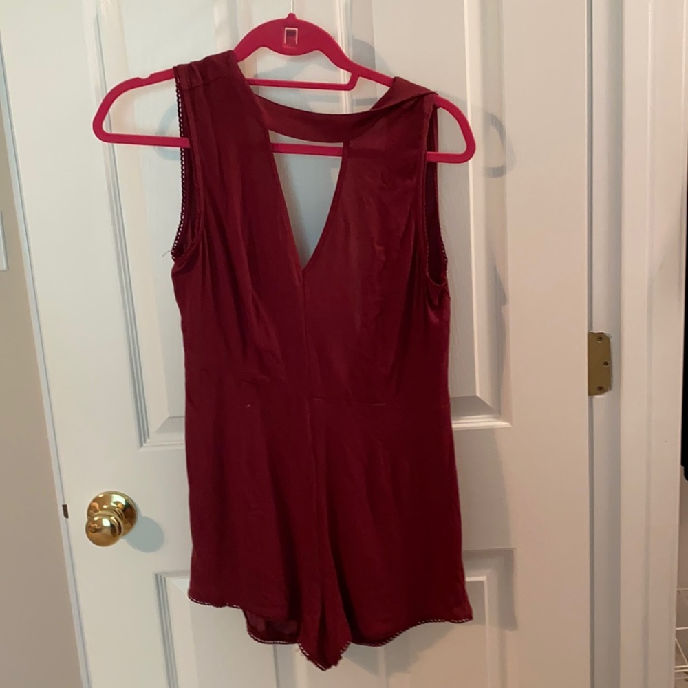Maroon romper
